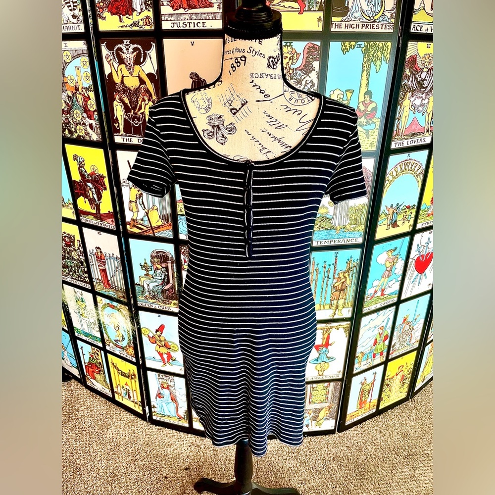 Paralell lines inspired American Apparel Striped Dress